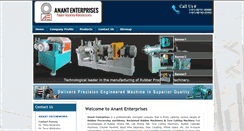 Desktop Screenshot of anantenterprises.com